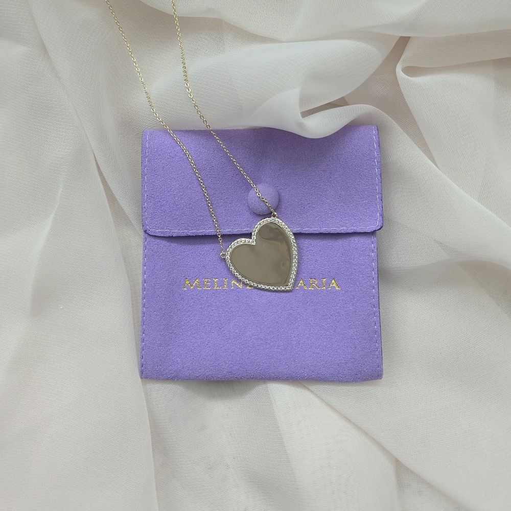 Melinda Maria Gold "You Have My Heart" Necklace